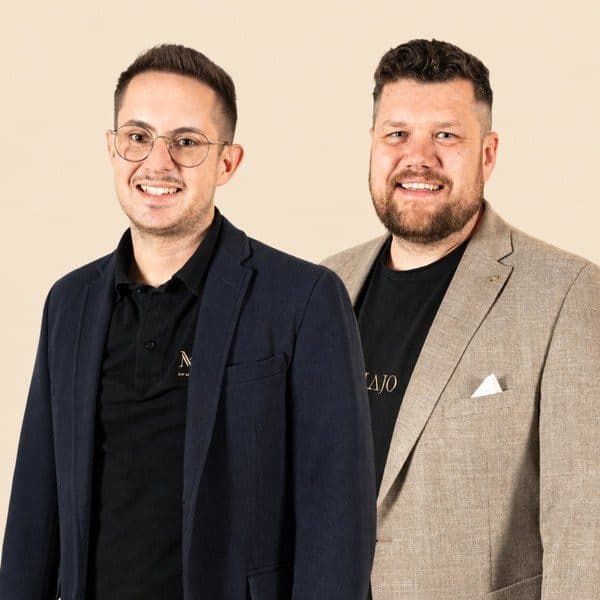 Marco Frank und Johannes Hofbauer, Gründer von MAJO